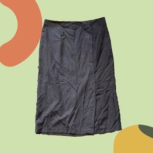 Fitted Grey Long Midi